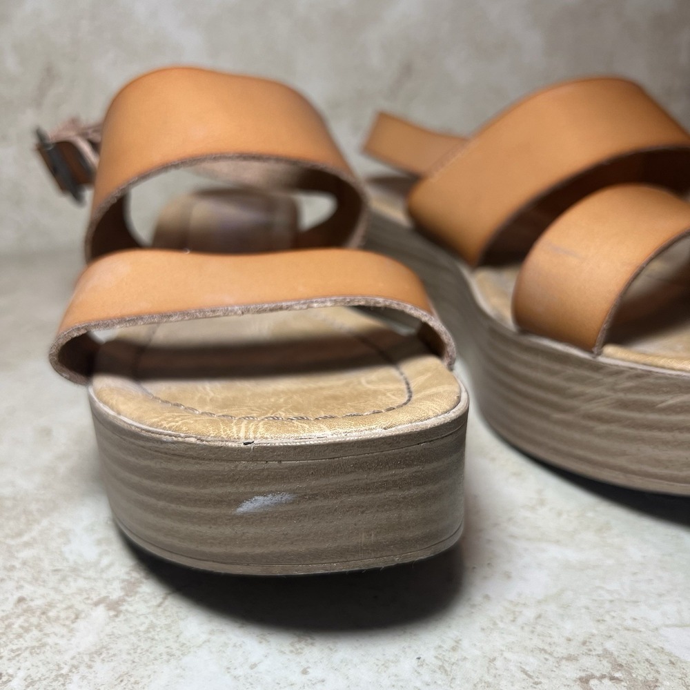 Blowfish Malibu Boho Brown Strappy Platform Sandals Comfortable Size 7 - Picture 3 of 11